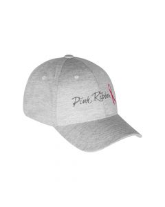 Pink Ribbon Cap Grijs