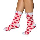 Pink Ribbon Sokken Pink Dots